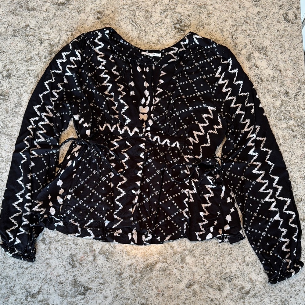 Black and White Women's Top